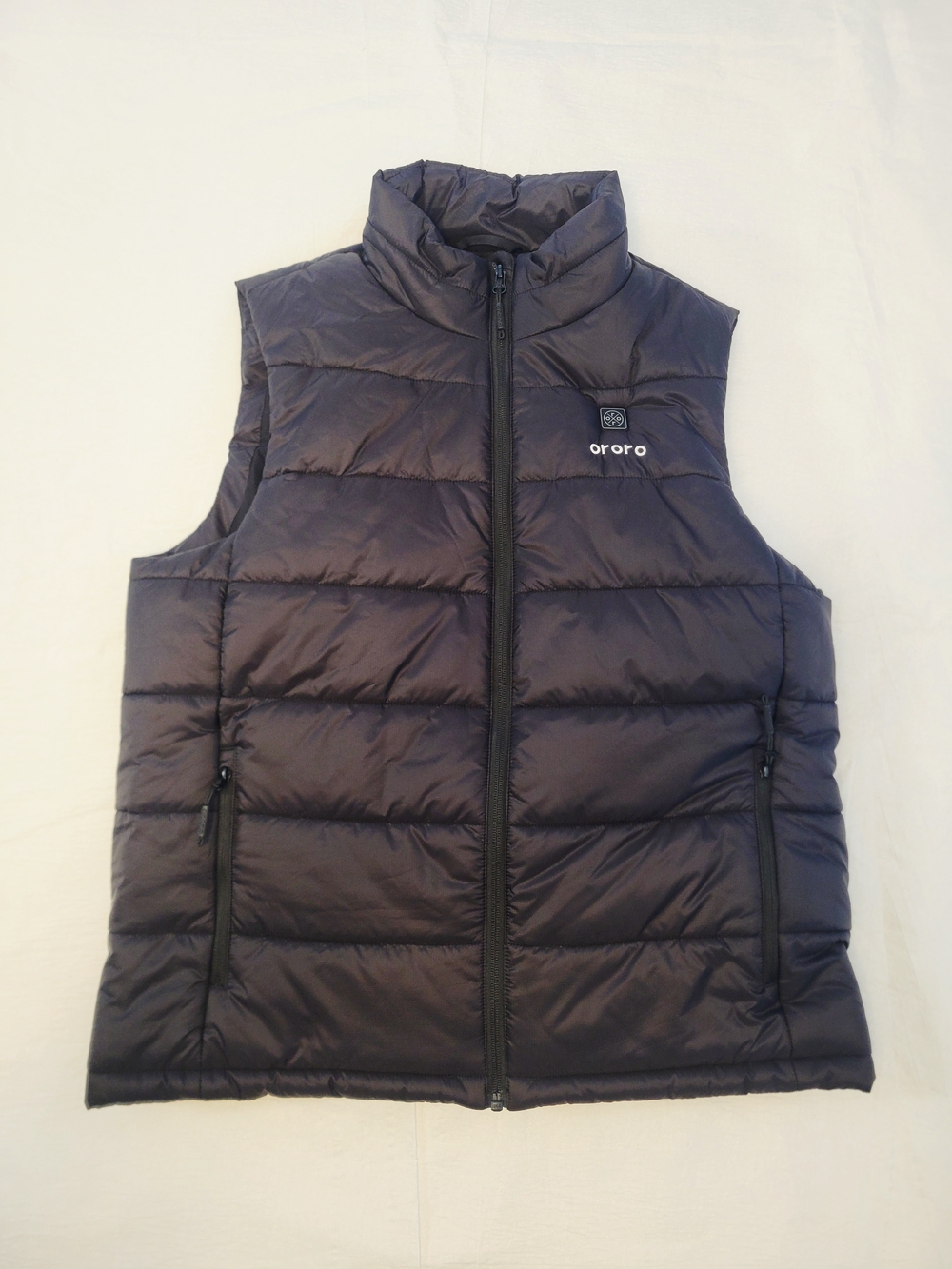 ORORO Men's Heated Quilted Vest In Black (Vest Only)